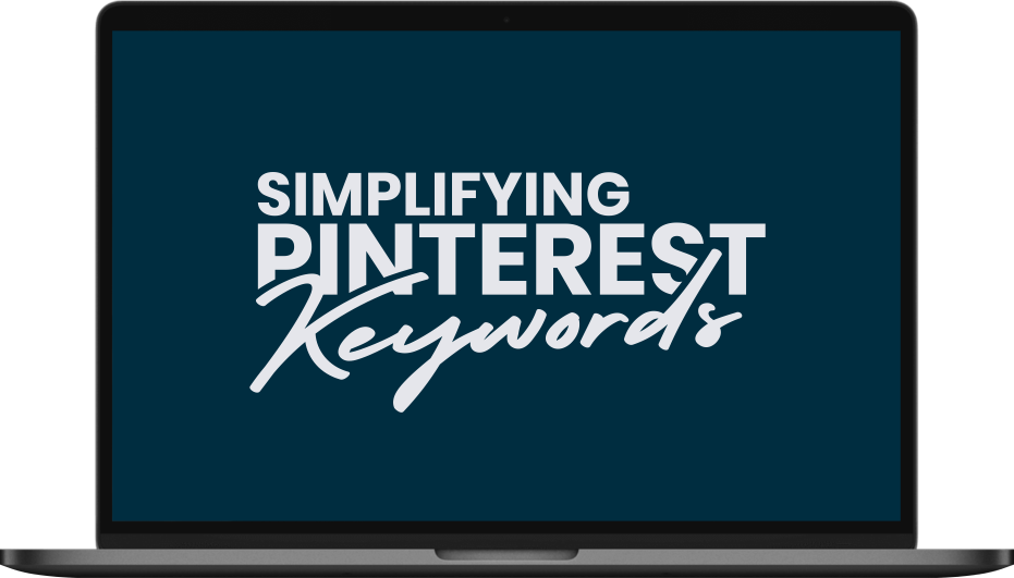 Simplifying Pinterest Keywords Mini Course by Kathryn Moorhouse