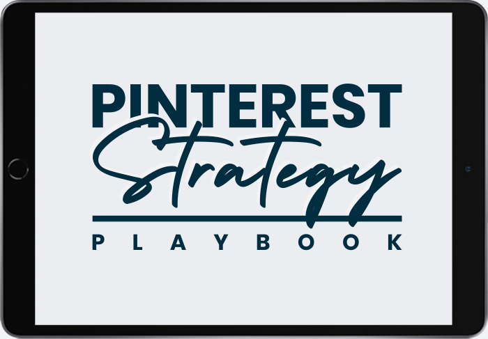 The Pinterest Strategy Playbook is your guide to creating your own Pinterest marketing strategy